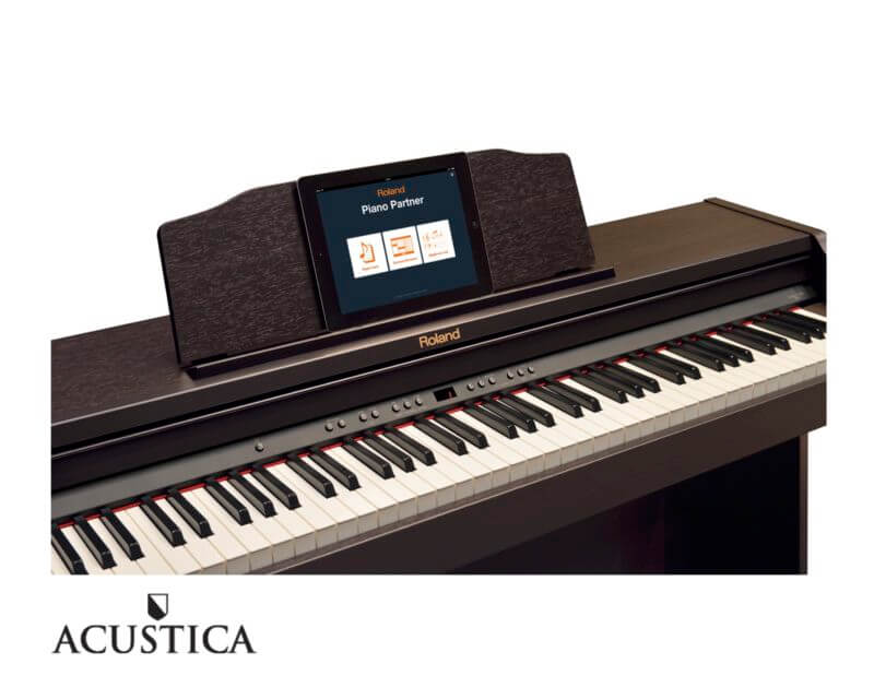 koppeling stil bestellen Roland RP-701 RW bruin digitale piano | Acustica Breda